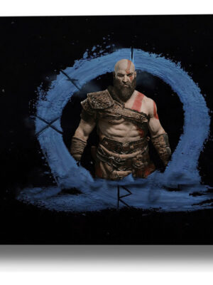 Cuadro God Of War Kratos 168 50x70 Mdf Memoestampados