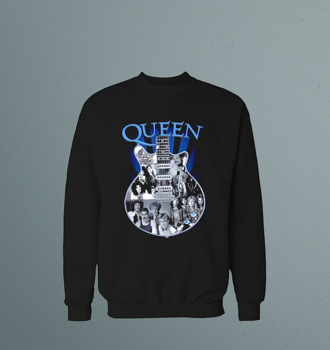 Buzo Queen Guitarra Memoestampados - Imagen 3