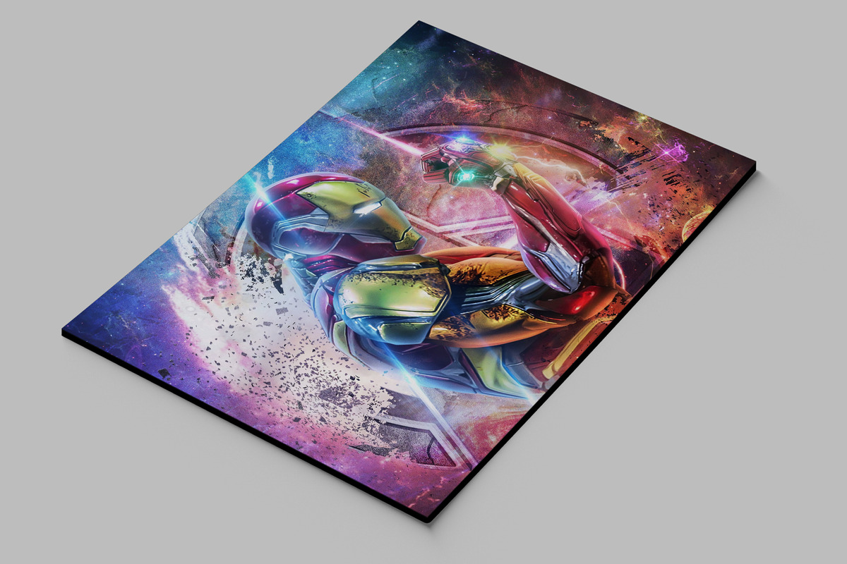 Cuadro 289 Iron Man 50x70 Mdf Memoestampados - Imagen 2