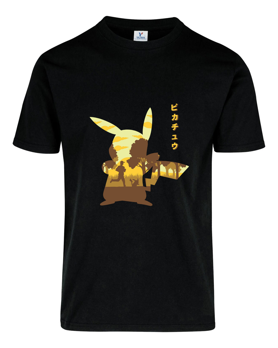 Remera: Pikachu Silueta Memoestampados - Imagen 2