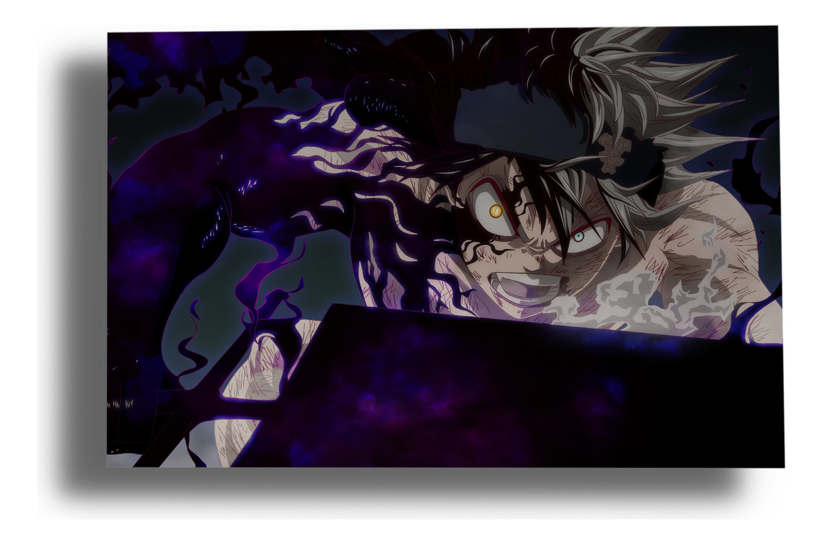 Cuadro Black Clover 559 70x100 Mdf Memoestampados