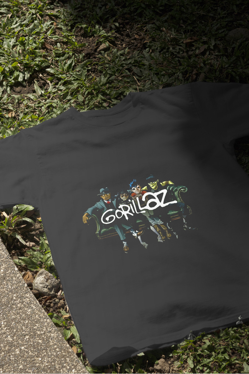 Remera: Gorillaz Sofa Memoestampados - Imagen 4
