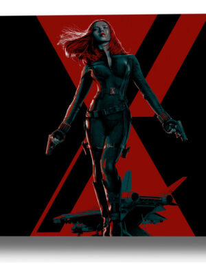 Cuadro Viuda Negra Marvel 107 30x40 Mdf Memoestampados