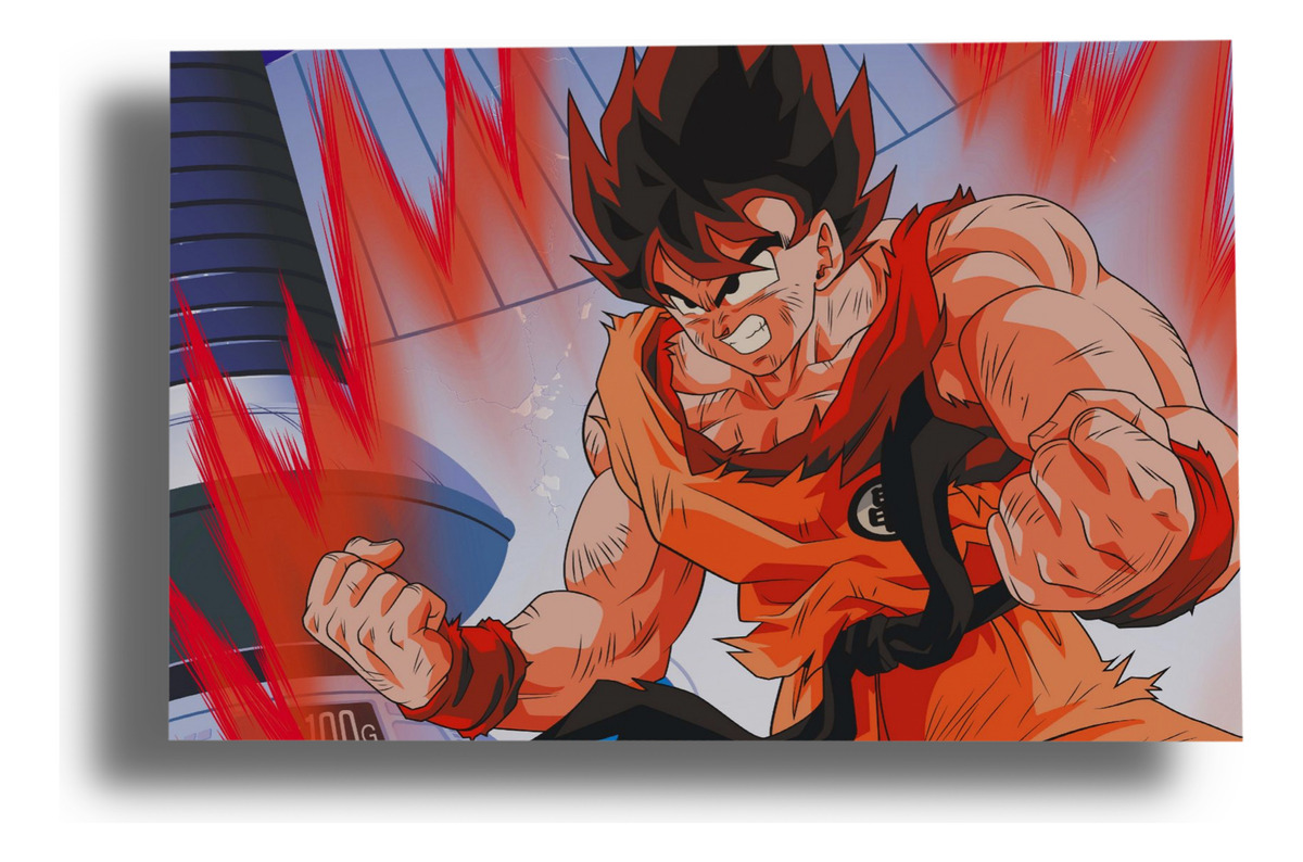 Cuadro Dragon Ball Z Goku364 40x53 Mdf Memoestampados