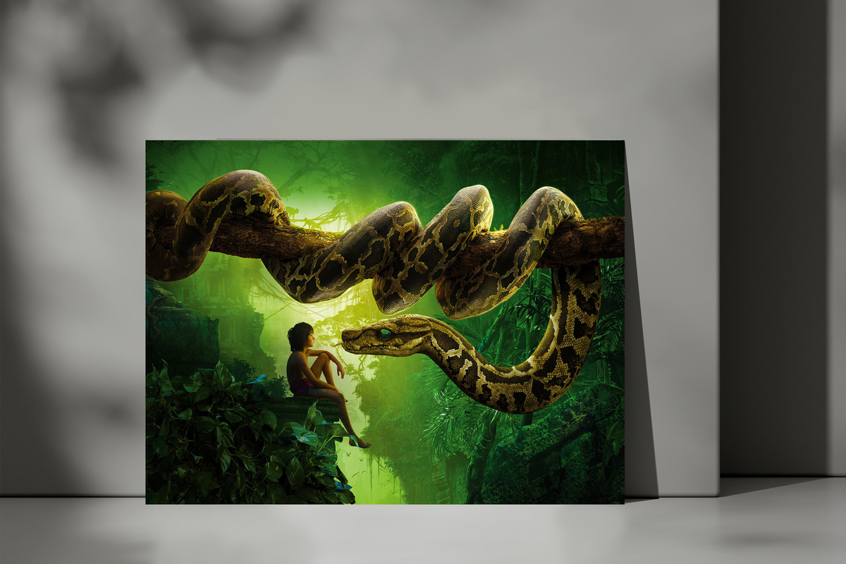 Cuadro El Libro De La Selva 573 40x53 Mdf Memoestampados - Imagen 3
