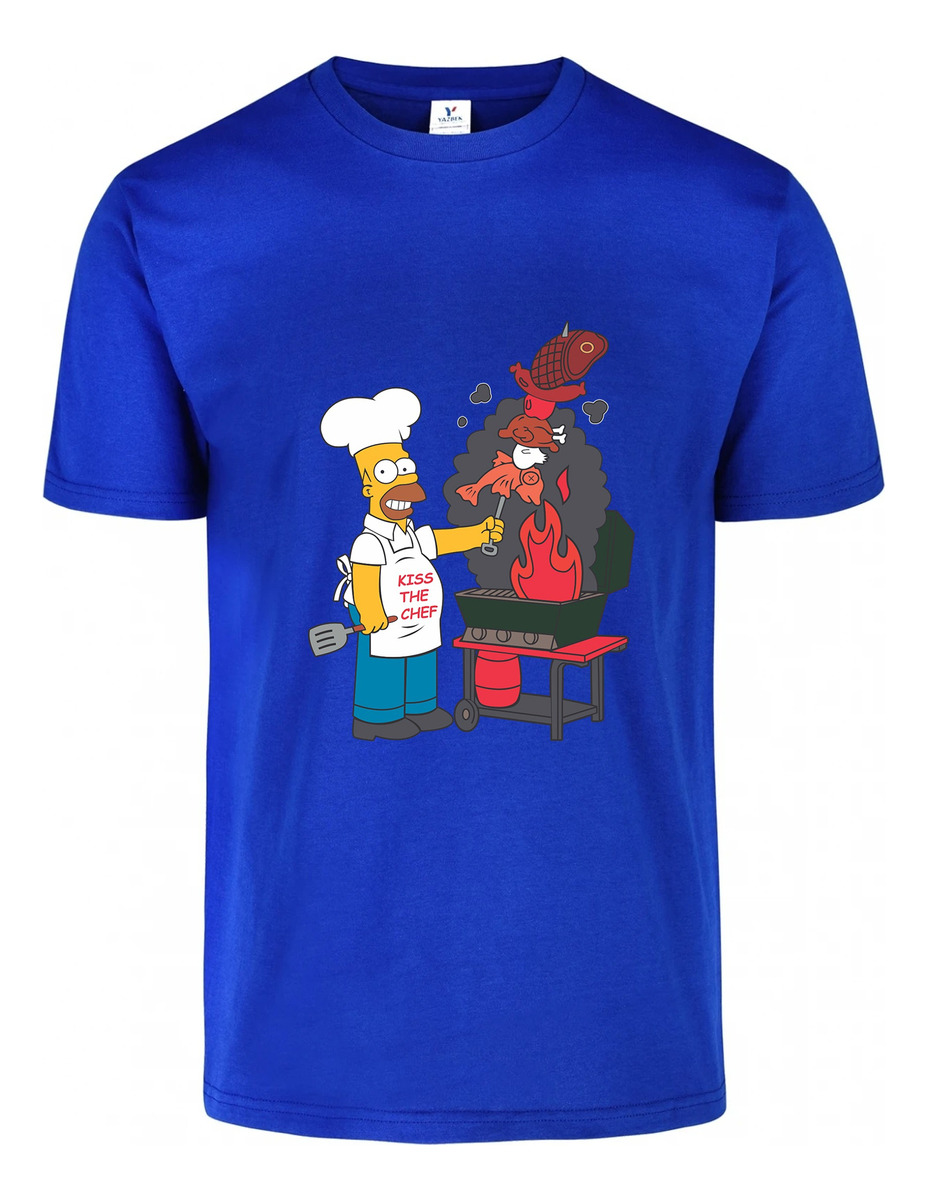 Remera: Kiss The Chef Homero Memoestampados - Imagen 6
