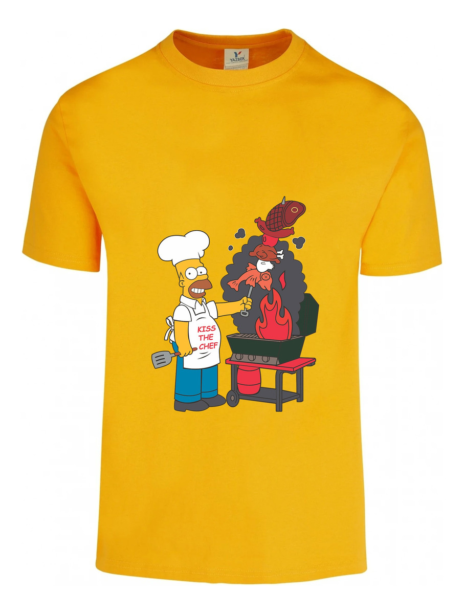 Remera: Kiss The Chef Homero Memoestampados - Imagen 18