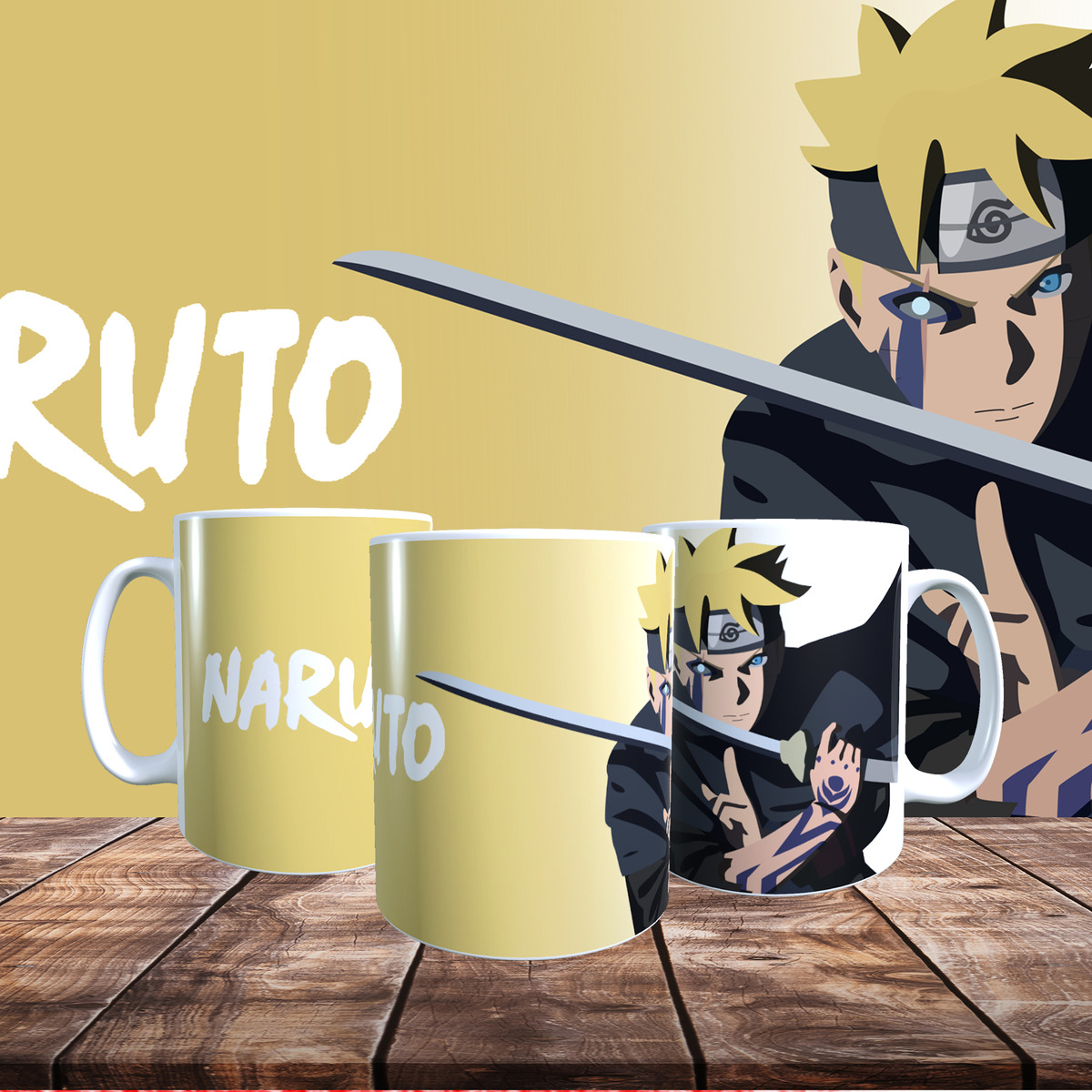 Taza Personalizada Diseño Naruto Anime Serie T438 - Imagen 5