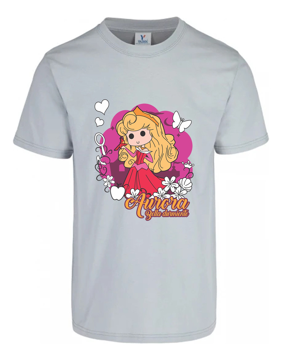 Remera: Bella Durmiente Chibi Memoestampados - Imagen 13
