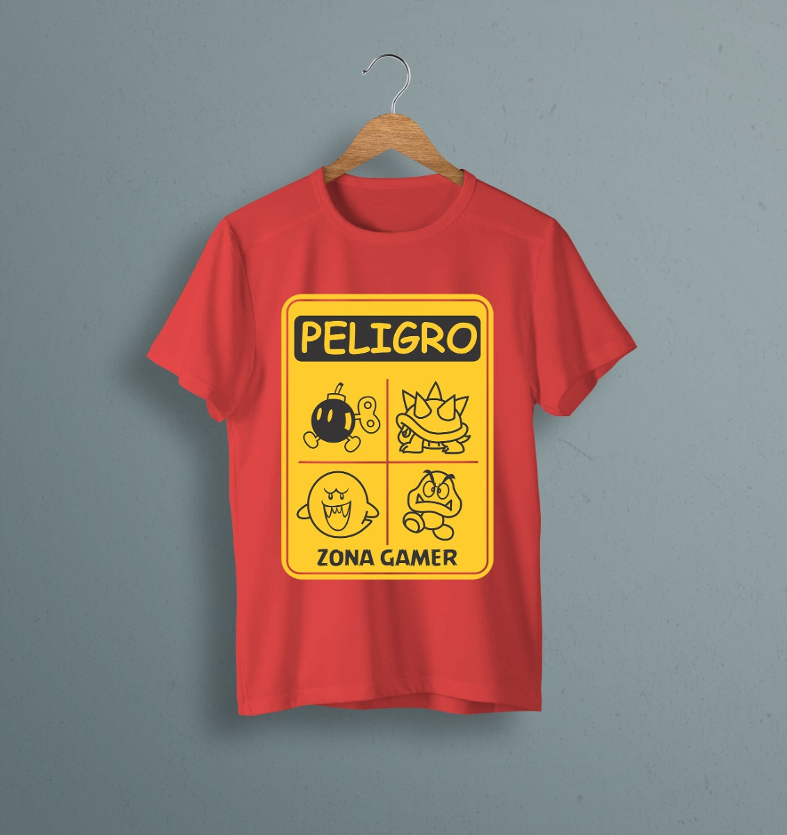Remera: Peligro Zona Gamer Memoestampados - Imagen 11