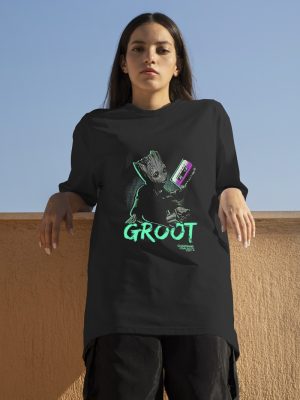 Remera: Groot Cassette Memoestampados