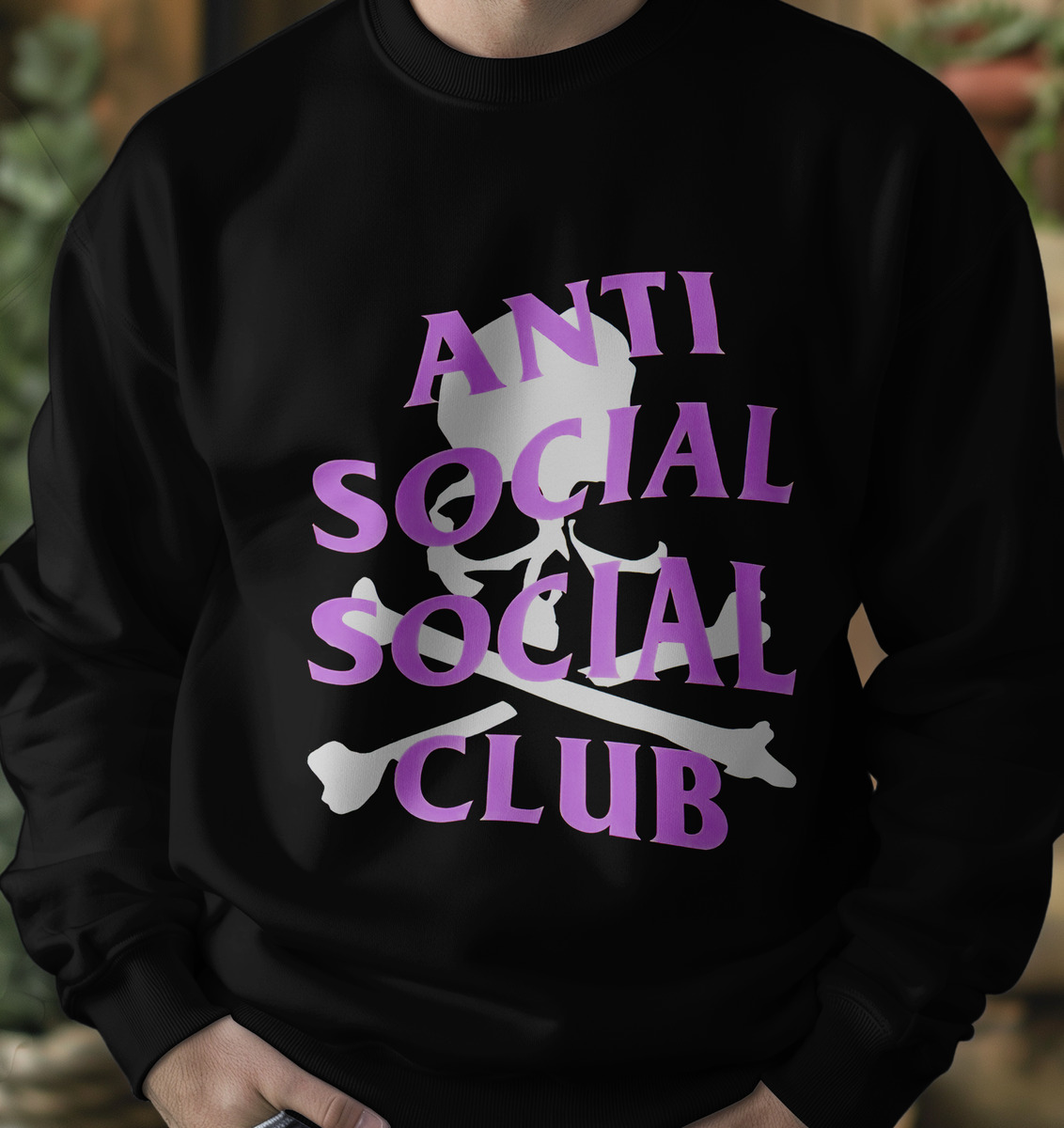 Buzo Antisocial Violeta Memoestampados - Imagen 3