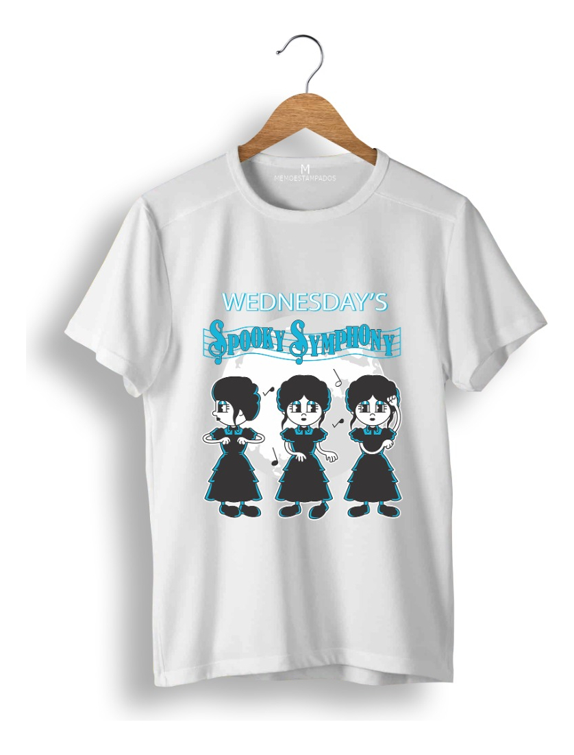 Remera: Wednesday_s Spooky Symphony Memoestampados - Imagen 23