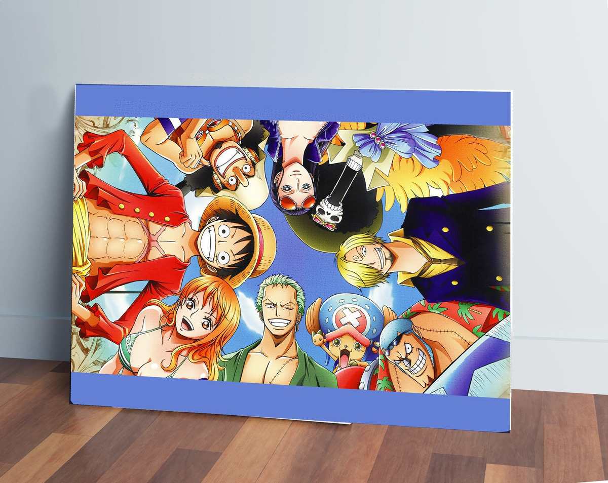 Cuadro One Piece Luffy 101 40x53 Mdf Memoestampados