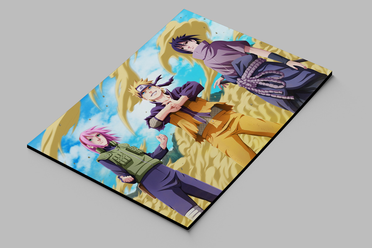 Cuadro Naruto 476 70x100 Mdf Memoestampados - Imagen 2