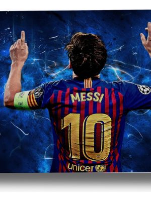 Cuadro 258 Lionel Messi 70x100 Mdf Memoestampados