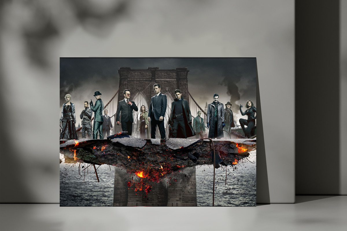 Cuadro Gotham 549 40x53 Mdf Memoestampados - Imagen 3