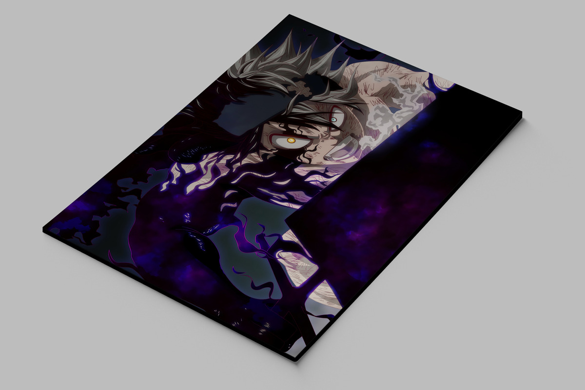Cuadro Black Clover 559 70x100 Mdf Memoestampados - Imagen 2
