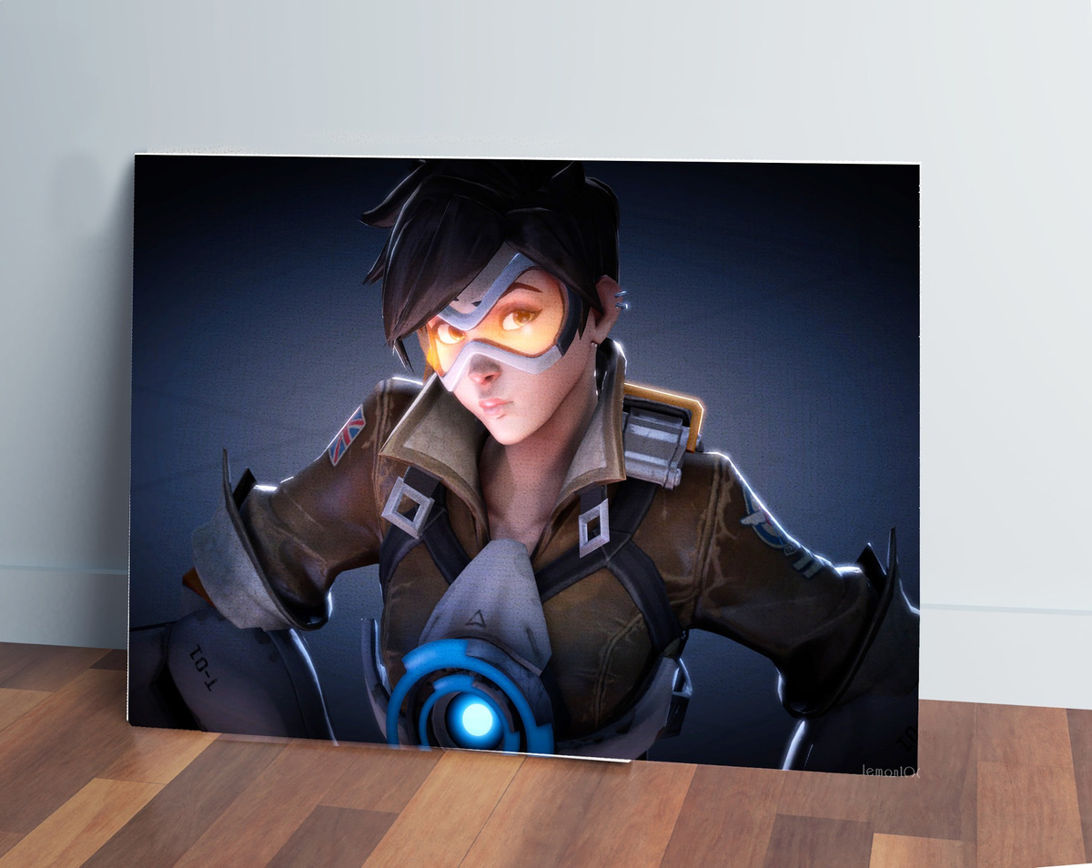 Cuadro Overwatch 50x70 Mdf Memoestampados