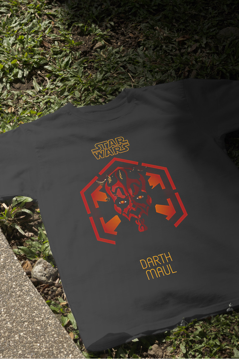 Remera: Darth Maul Star Wars Memoestampados - Imagen 3