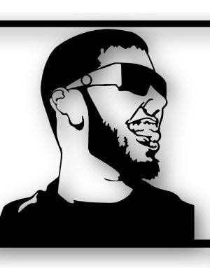 Cuadro Anuel Cara Calado Memo Estampados