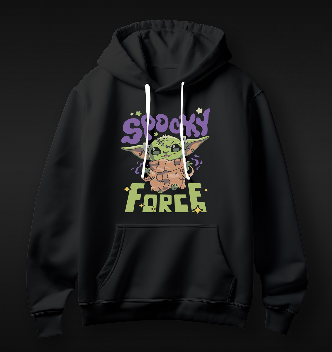 Canguro Spooky Force (baby Yoda) Memoestampados - Imagen 2