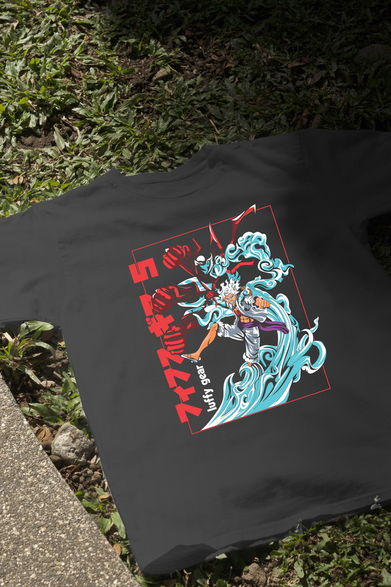 Remera: Luffy Gear 5, 01 Memoestampados - Imagen 3