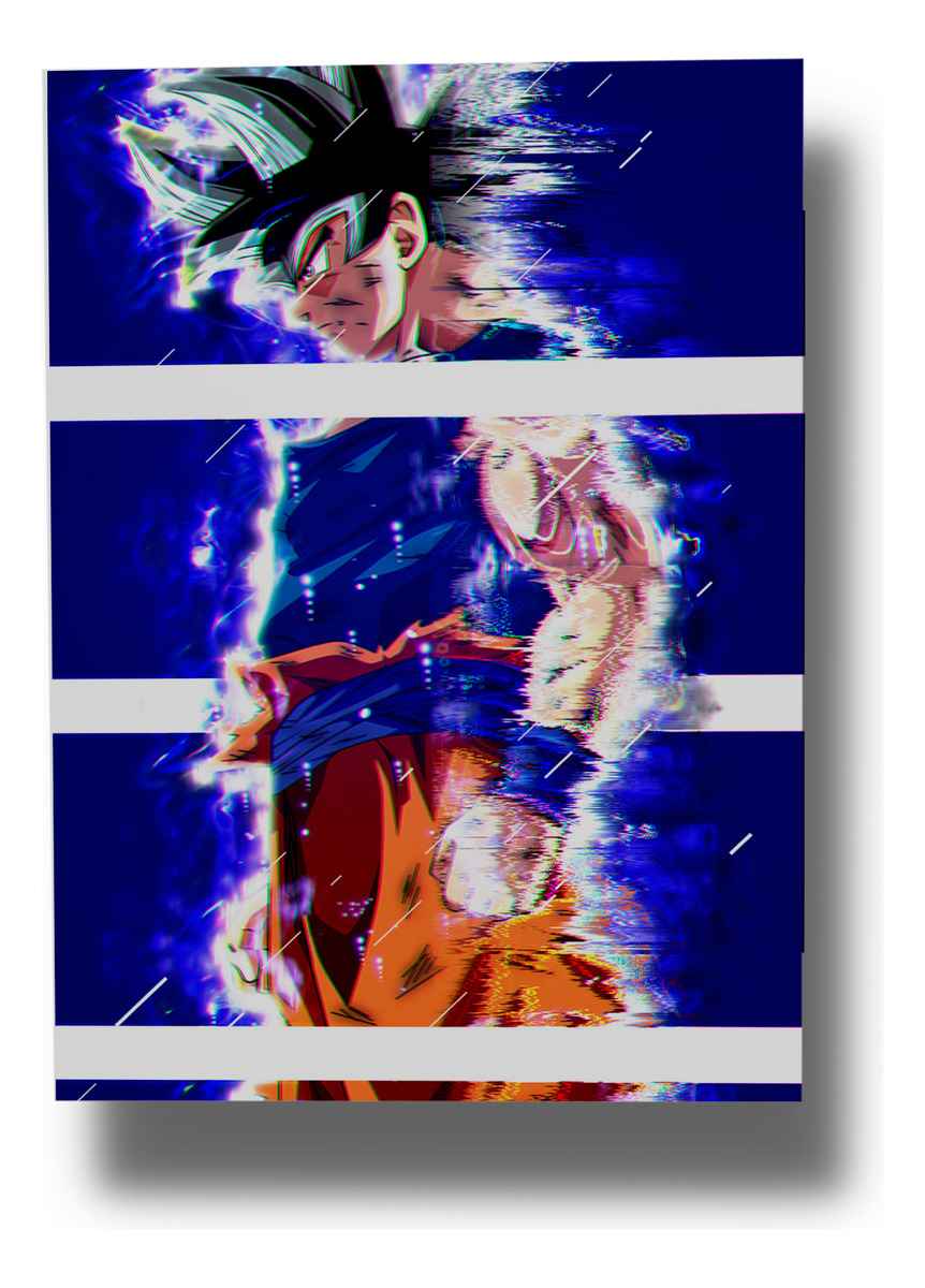 Cuadro 204 Dbz Goku Ultrainstinct 70x100 Mdf Memoestampados