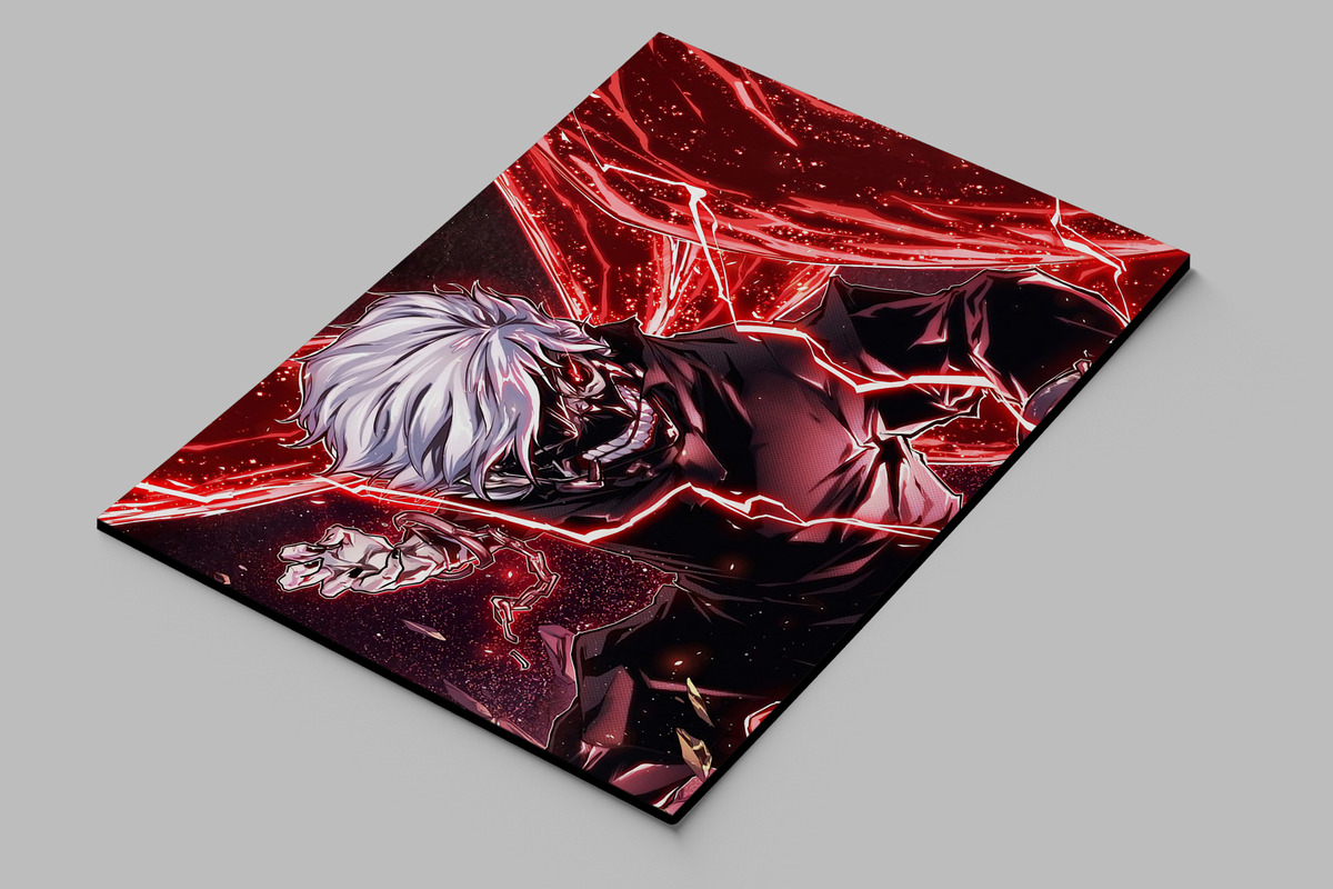 Cuadro Tokyo Ghoul 617 40x53 Mdf Memoestampados - Imagen 2