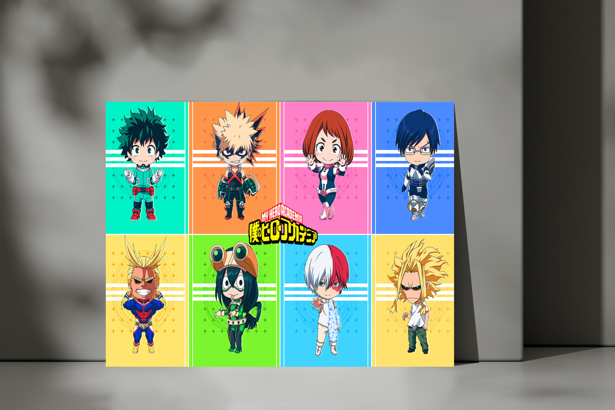 Cuadro Boku No Hero 561 40x53 Mdf Memoestampados - Imagen 4