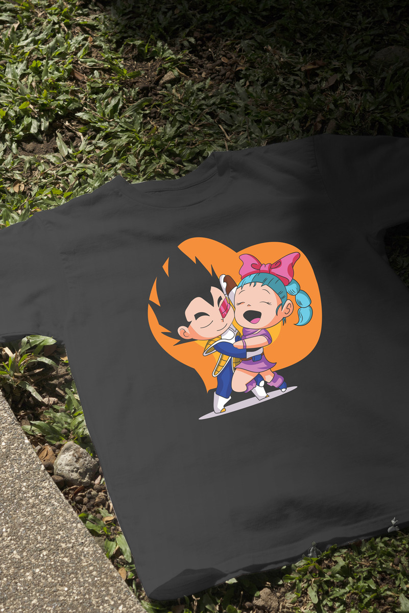 Remera: Vegeta _ Bulma Love Memoestampados - Imagen 3