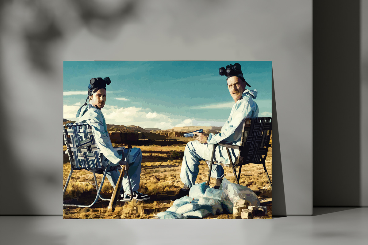 Cuadro Breaking Bad 548 70x100 Mdf Memoestampados - Imagen 3