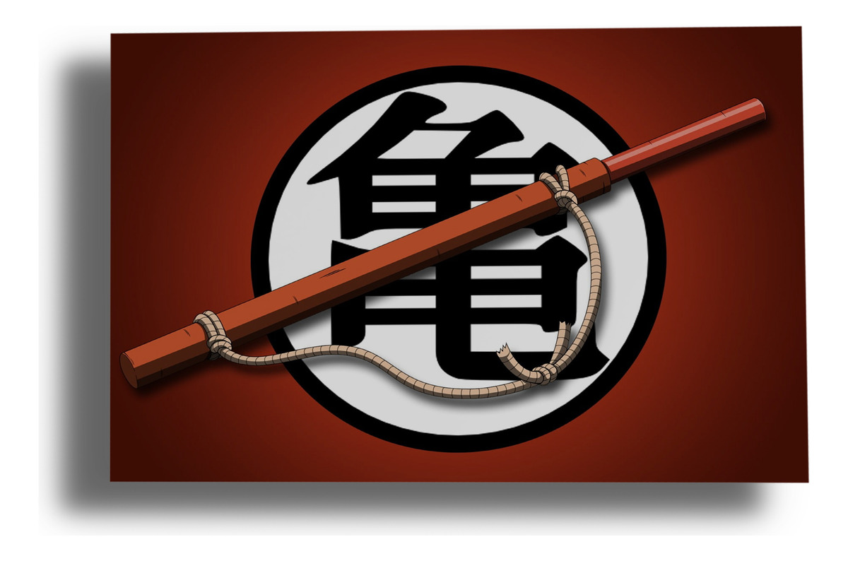 Cuadro Dragon Ball Compliant 120 40x53 Mdf Memoestampados