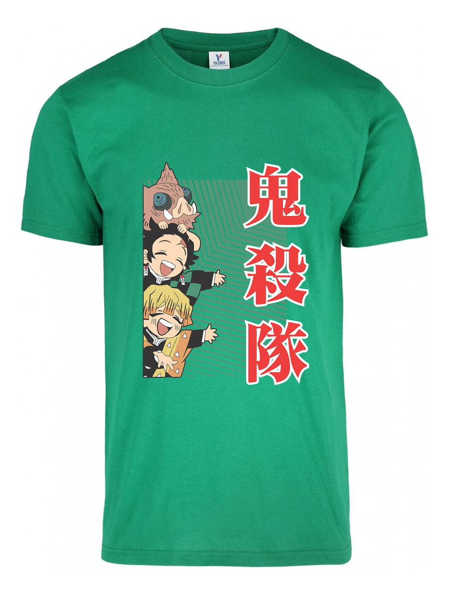Remera: Demon Slayer Chibis Memoestampados - Imagen 11