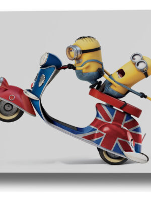 Cuadro Bob Kevin Minions 349 70x100 Mdf Memoestampados