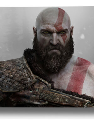 Cuadro Kratos Dios Guerra 590 70x100 Mdf Memoestampados