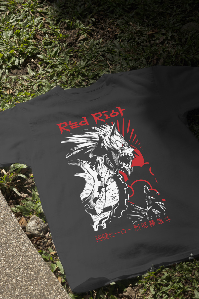 Remera: Red Riot Anime Memoestampados - Imagen 3
