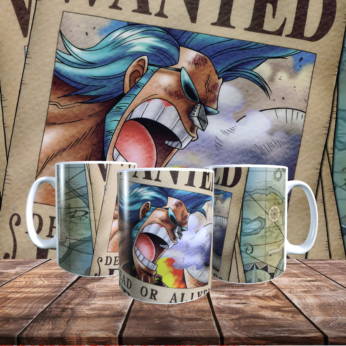 Taza Personalizada Diseño One Piece Serie Anime T464 - Imagen 5