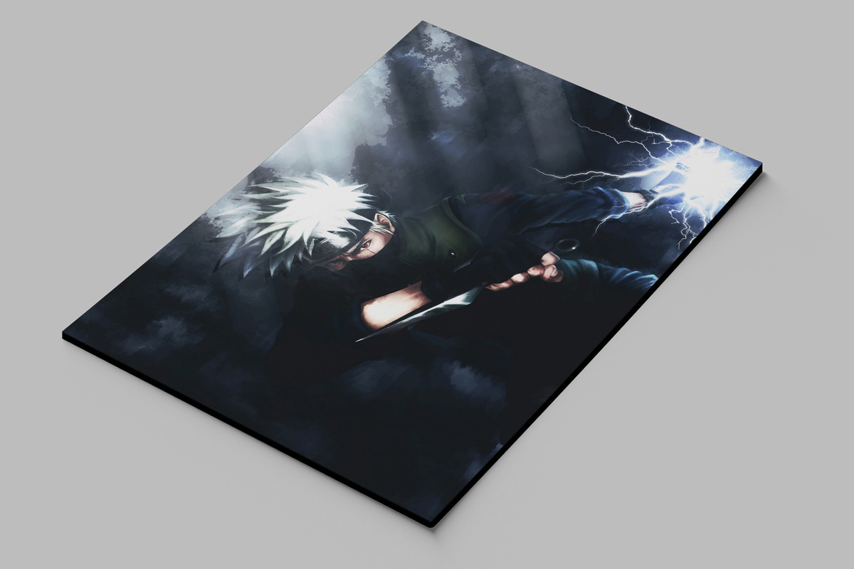 Cuadro Kakashi Hatake Naruto 587 50x70 Mdf Memoestampados - Imagen 2
