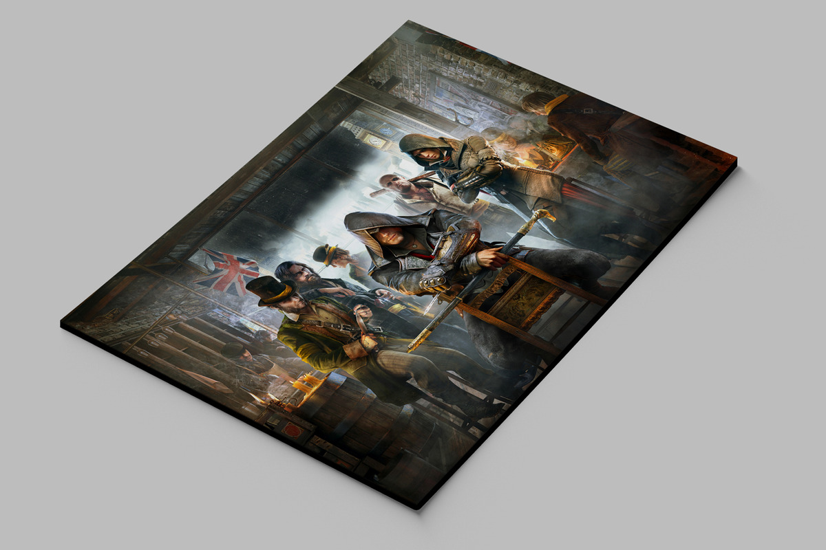 Cuadro 331 Assassin Creed Syndicat 40x53 Mdf Memoestampados - Imagen 2