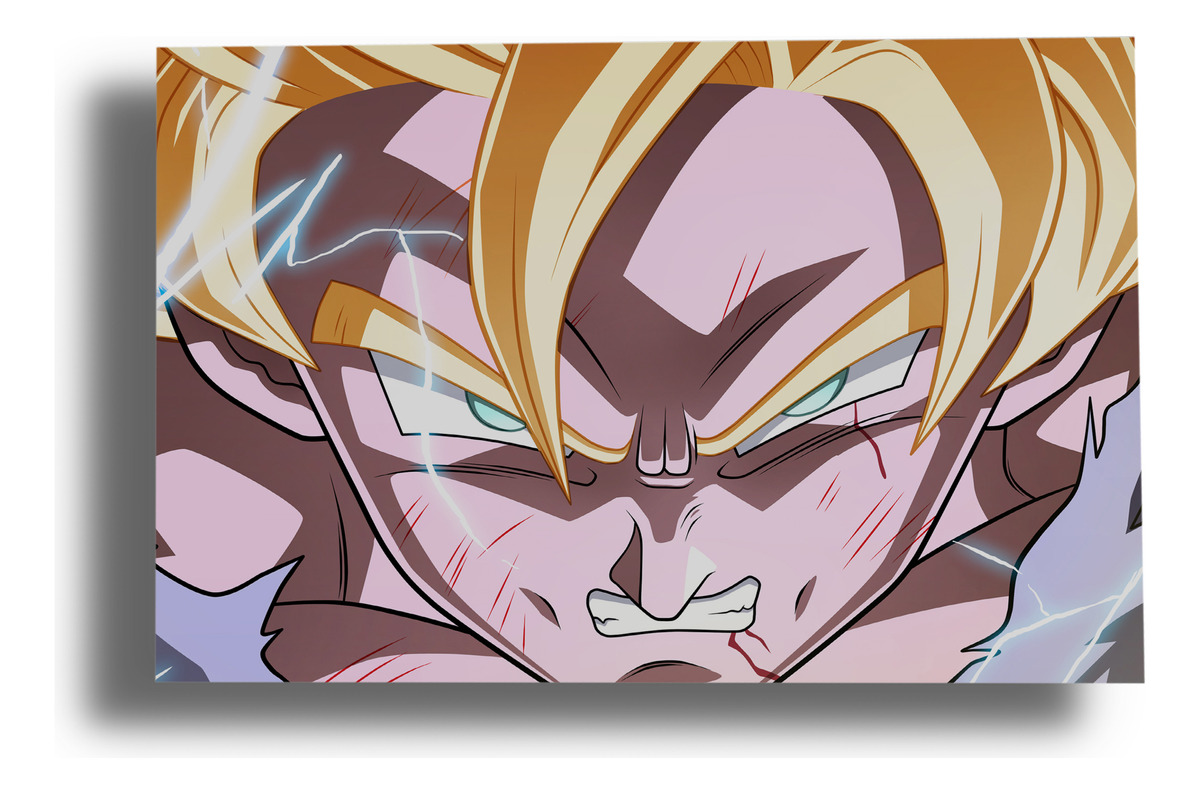 Cuadro Dragon Ball Super Go 360 40x53 Mdf Memoestampados