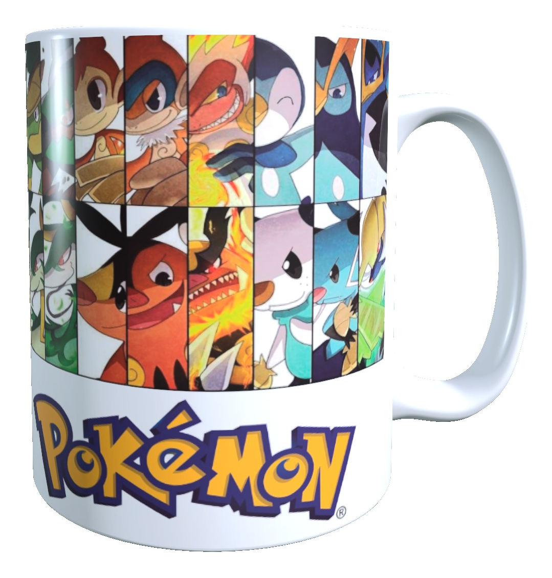 Taza Personalizada Diseño Pokemones Iniciales T490 - Imagen 3