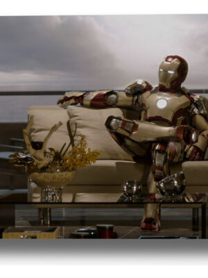 Cuadro Iron Man 378 50x70 Mdf Memoestampados