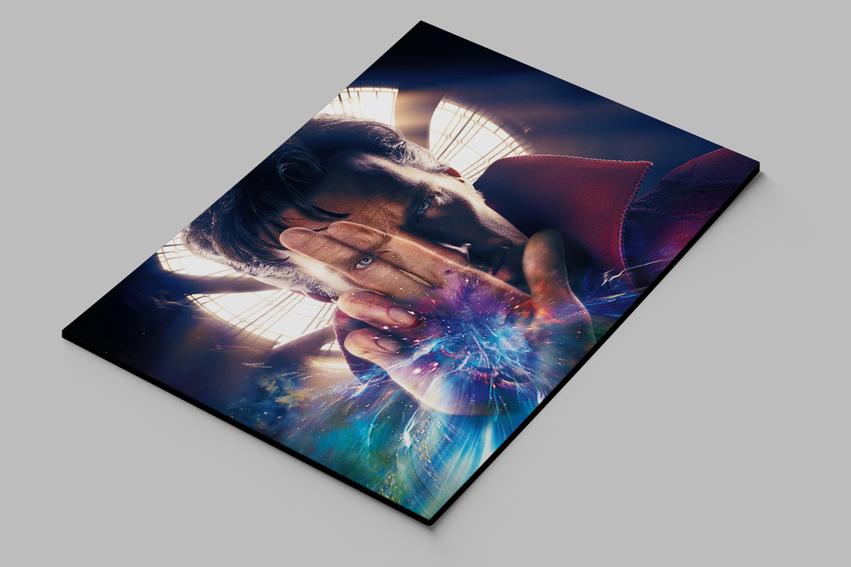 Cuadro Doctor Strange 92 50x70 Mdf Memoestampados - Imagen 2