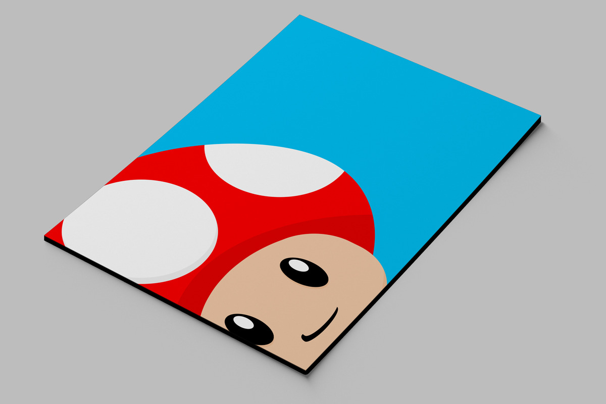 Cuadro 287 Super Mario 70x100 Mdf Memoestampados - Imagen 2
