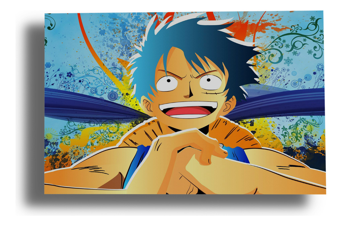Cuadro One Peace Luffy 604 50x70 Lienzo Memoestampados