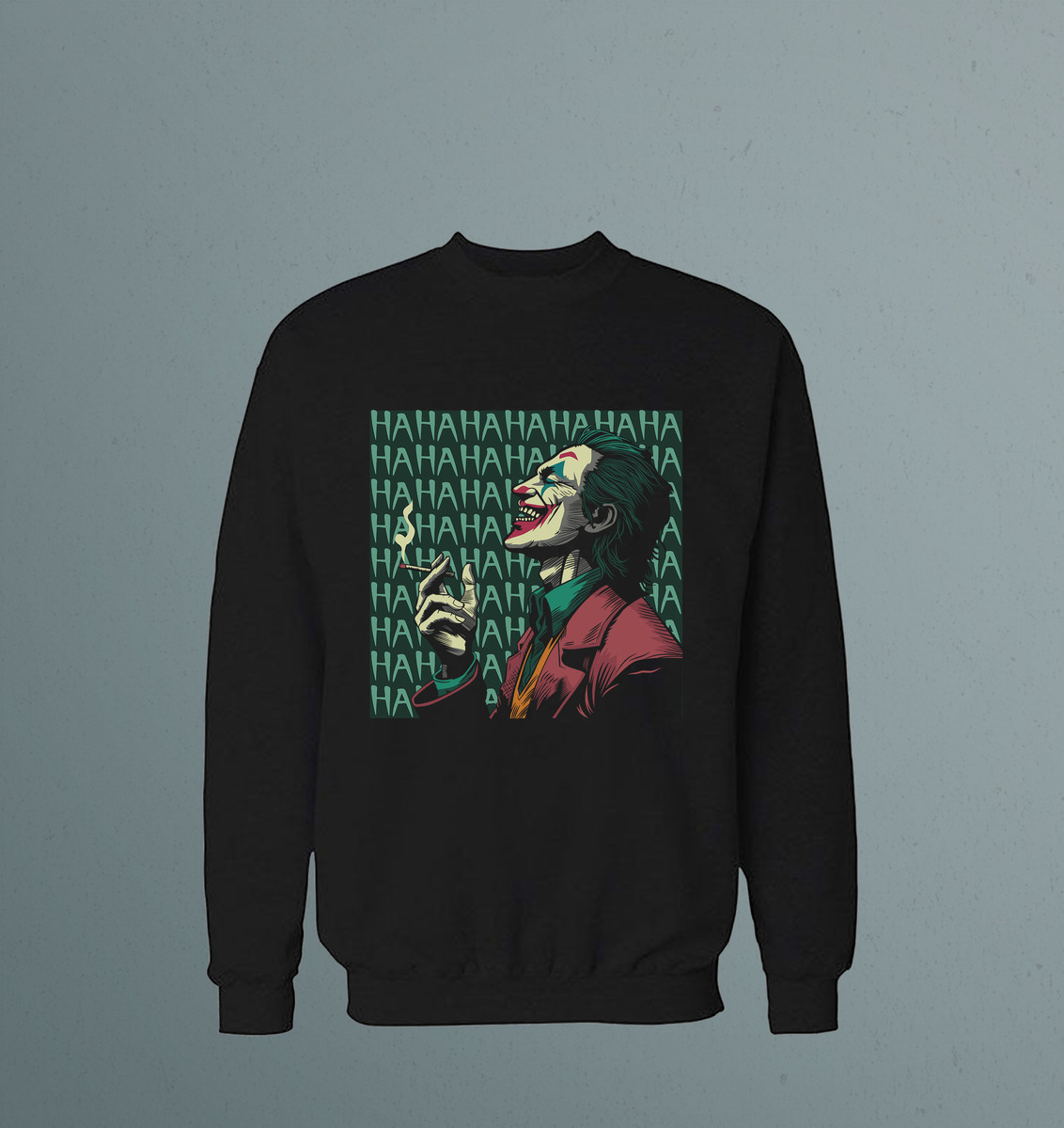 Buzo Joker Ha Ha Ha 01 Memoestampados - Imagen 3