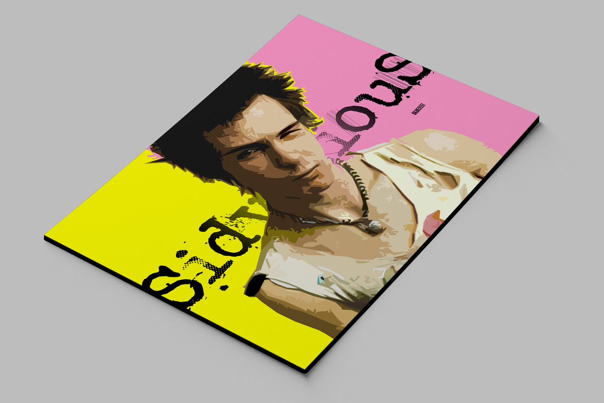 Cuadro Sex Pistols 431 50x70 Lienzo Memoestampados - Imagen 2