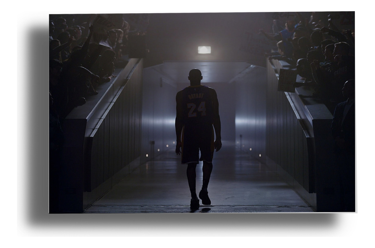 Cuadro 208 Kobe Bryant Background 70x100 Mdf Memoestampados