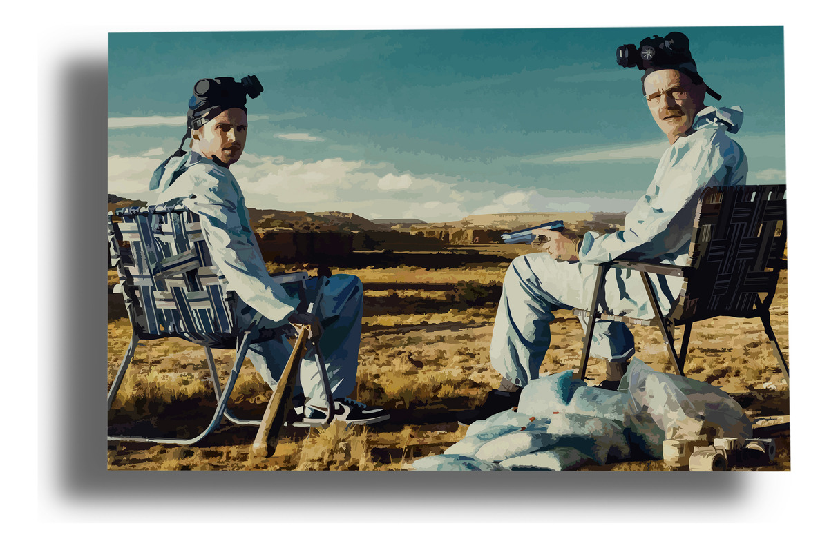 Cuadro Breaking Bad 548 70x100 Mdf Memoestampados